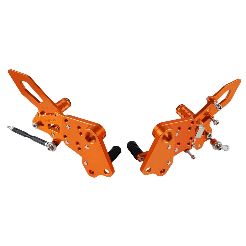 Adjustable Rearset Footrest Pegs for KTM 250 Duke (2018-2023)