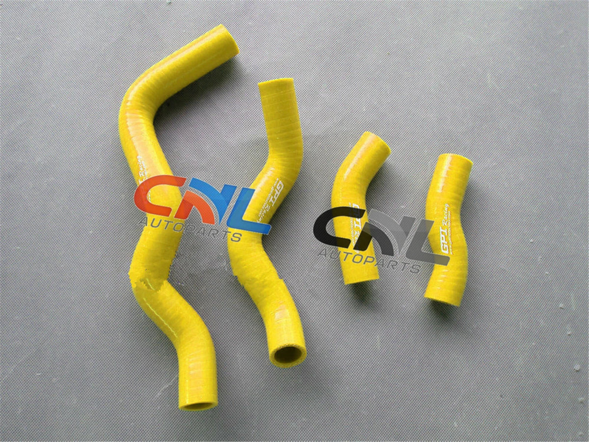 YELLOW Silicone Radiator Hose for Kawasaki KLX250 (1993-2010)