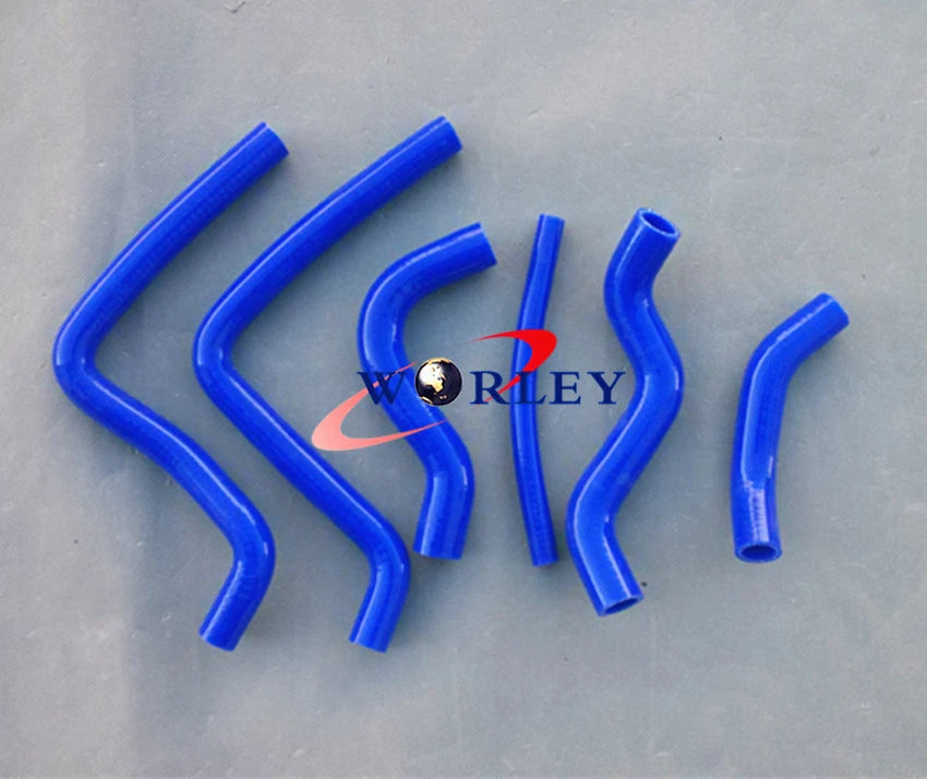 Aluminum Radiator + Blue Silicone Hose for Honda CR125R (2000-2001)