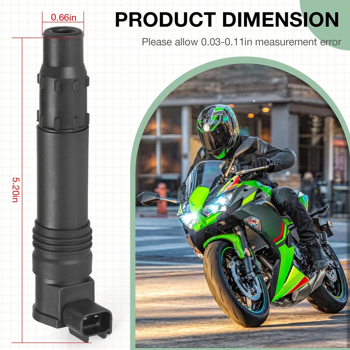 Ignition Coils 2 x Pack for Kawasaki Z750S Z1000 (2003–2008)