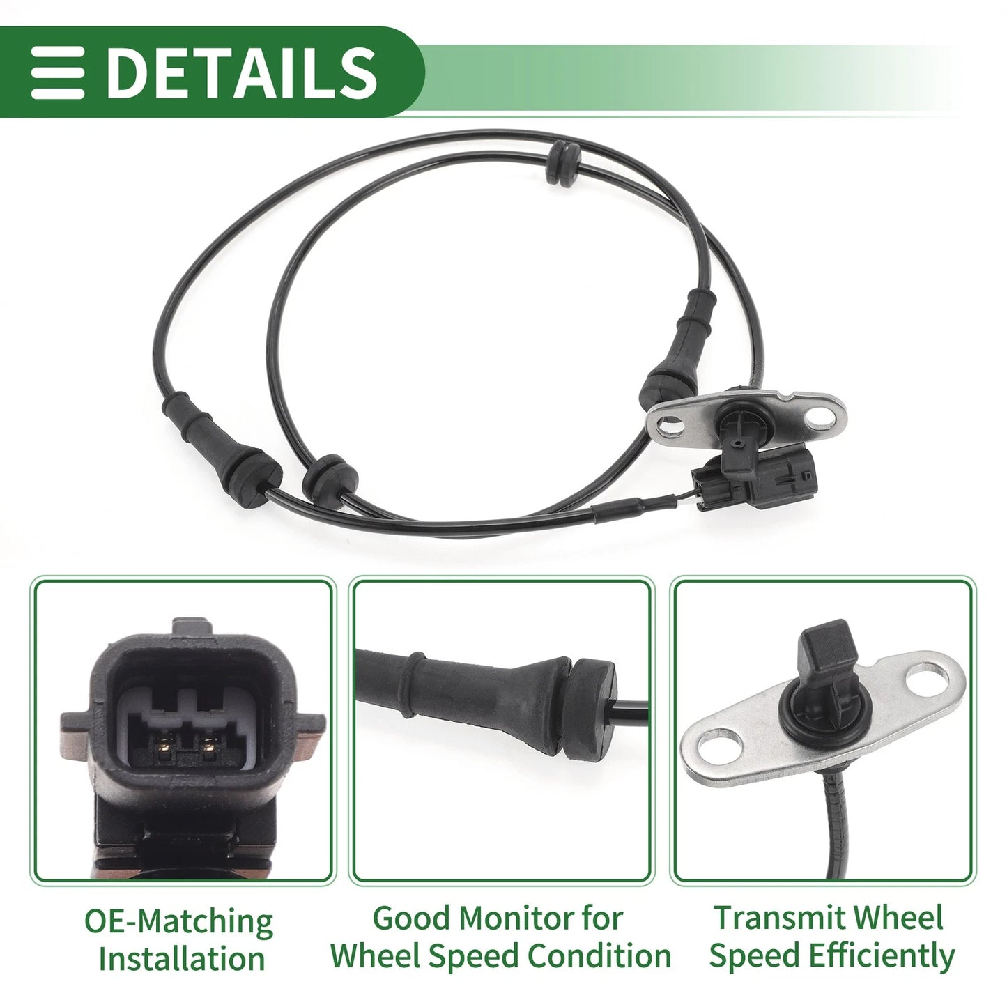 ABS Wheel Speed Sensor for Nissan NP300 Navara (2005-2015)