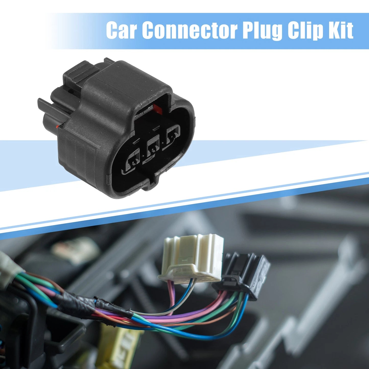3 Pin MAP Turbo Sensor Connector Adapter Plug Clip Kit for Toyota