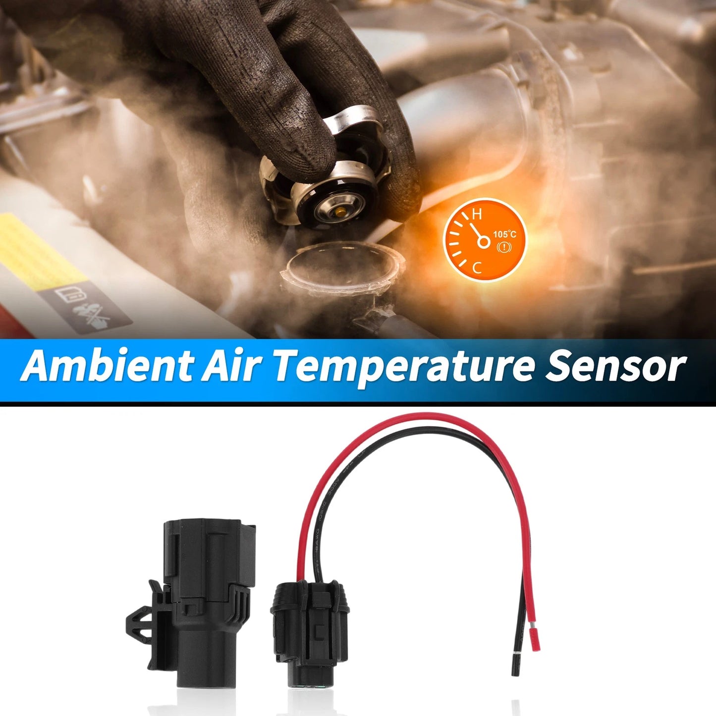 Ambient Air Temperature Sensor with Connector for Nissan Altima (2007-2012)