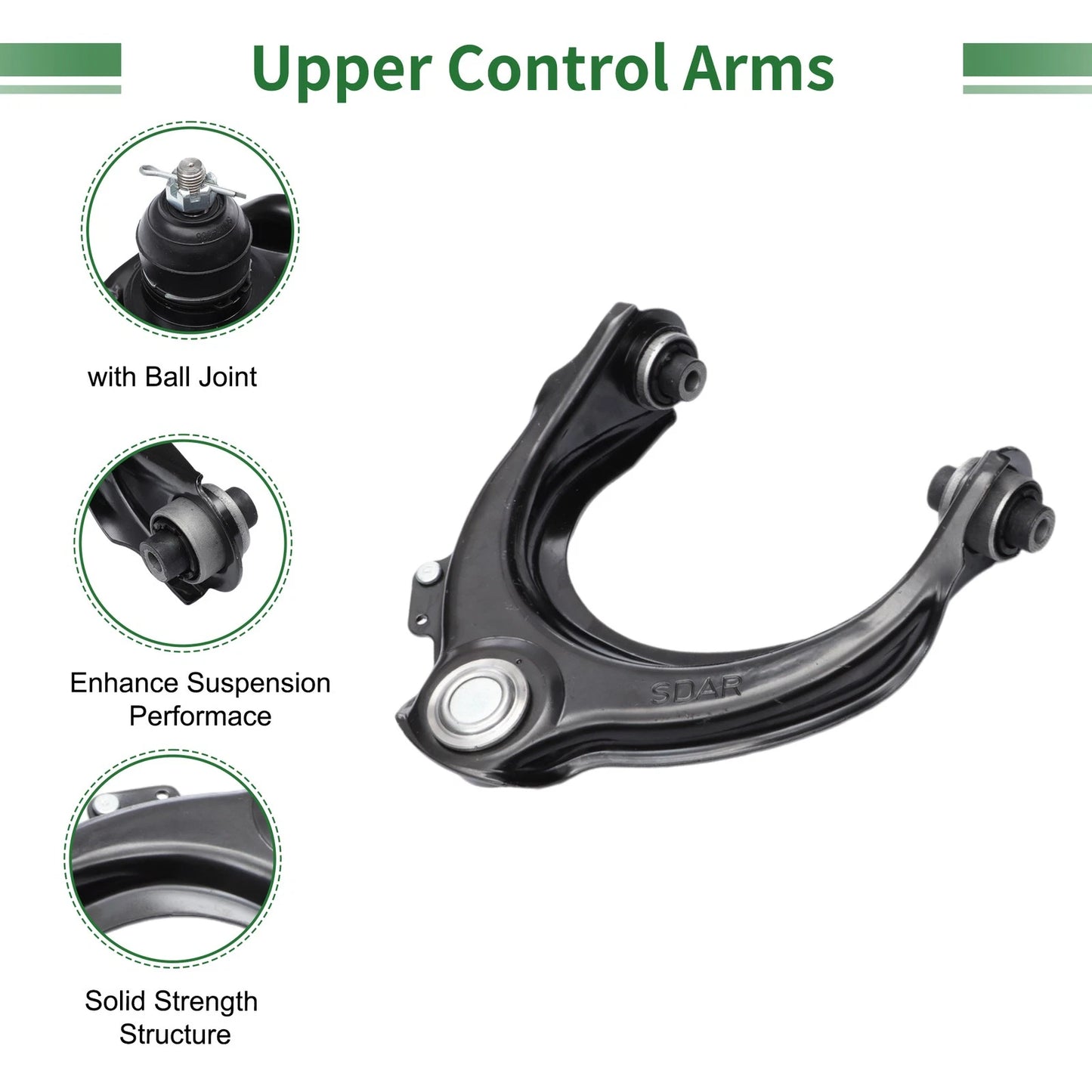 16pcs Front Suspension Control Arm Kit for Honda Accord (2003-2007)