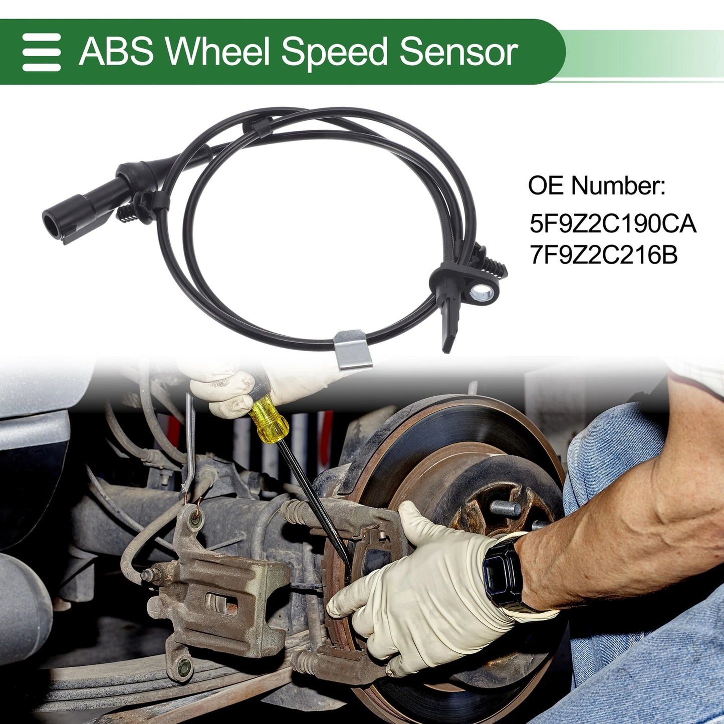 ABS Wheel Speed Sensor for Ford Freestyle (2005-2007) 1 Pc