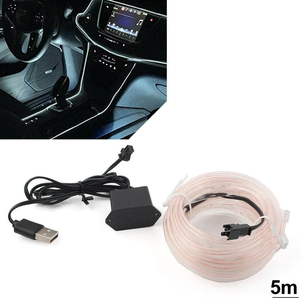 5 Meter LED Strip Lights for Car Interior Atmosphere - USB (2015-2023)