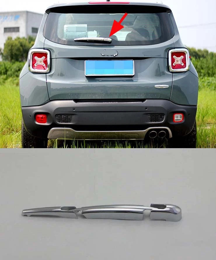 Chrome Rear Wiper Cover Trim for Jeep Renegade (2015-2018)