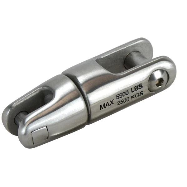 Anchor Swivel Connector for 6-8mm Chain 316 Stainless 2500Kg Break Load