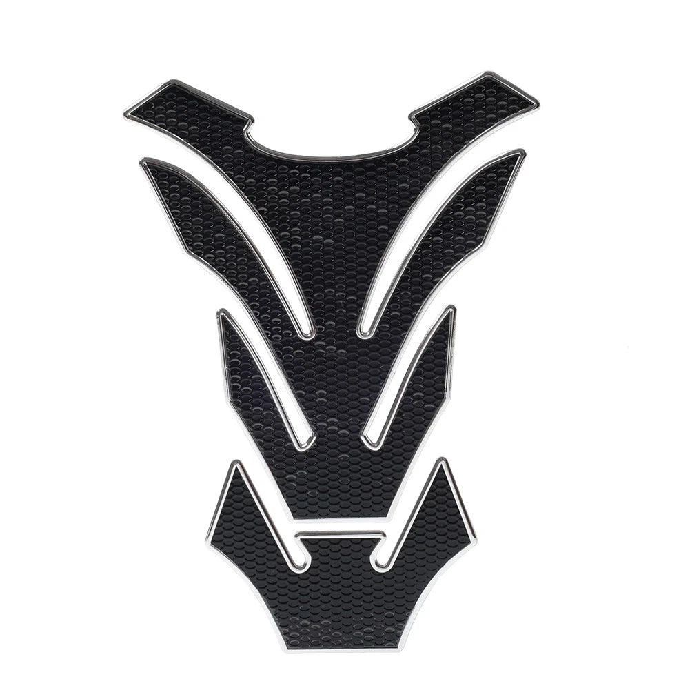 Silver Motorcycle Fuel Tank Pad Cover Protector Decal Grip