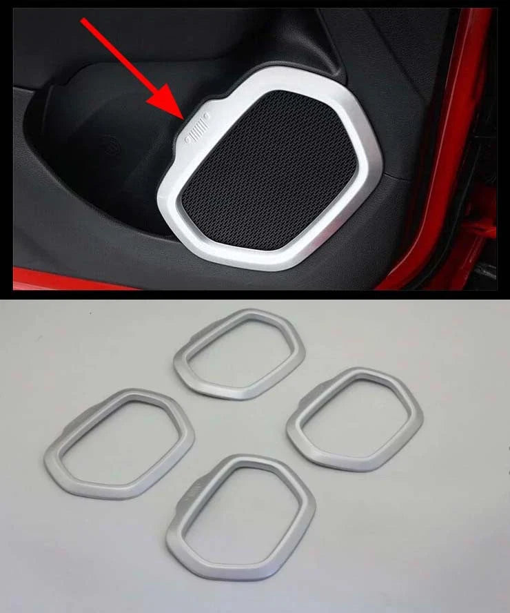 Interior Door Speaker Frame Cover Trim for Jeep Renegade (2015-2018)