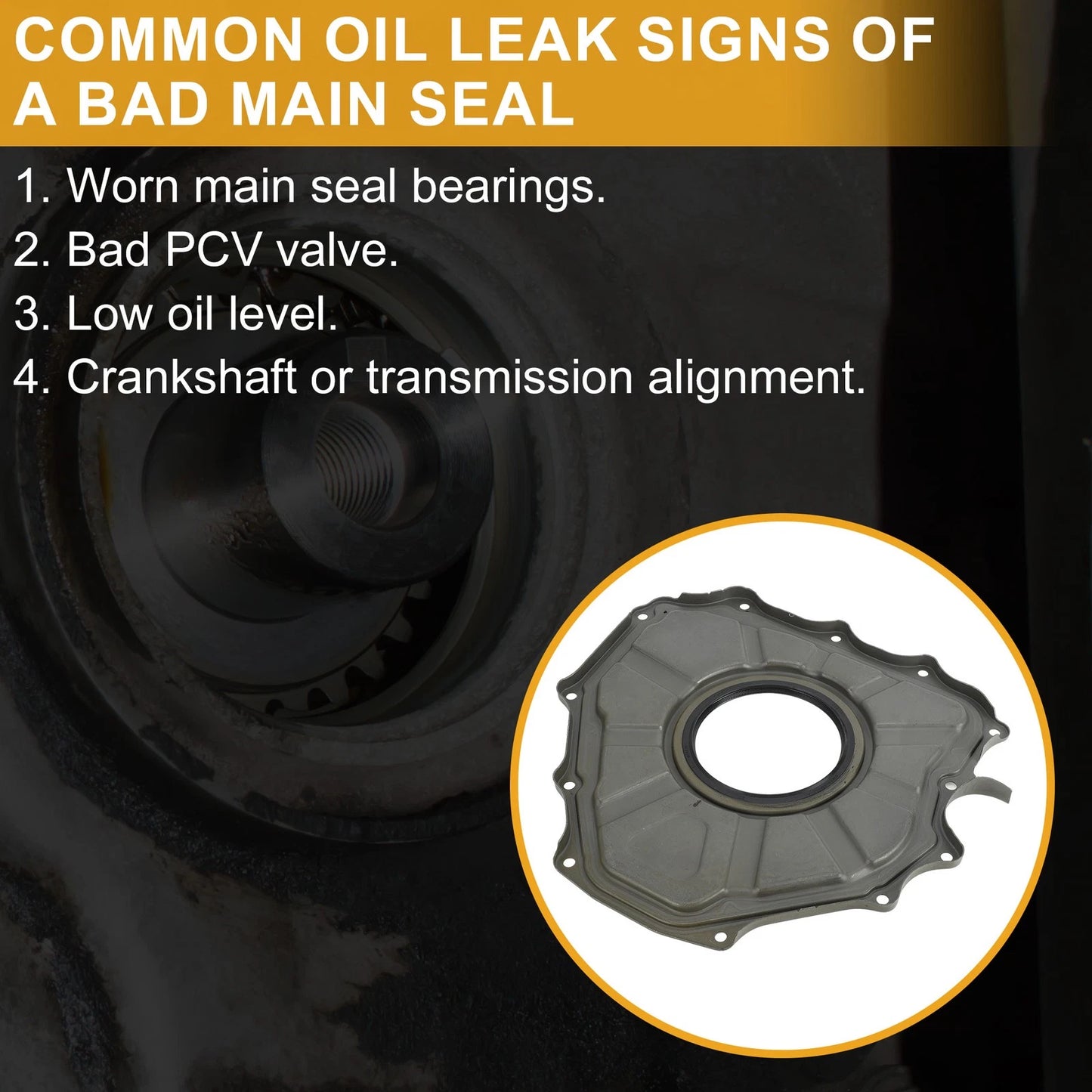 Rear Crankshaft Oil Seal for Land Rover (No.LR011219)