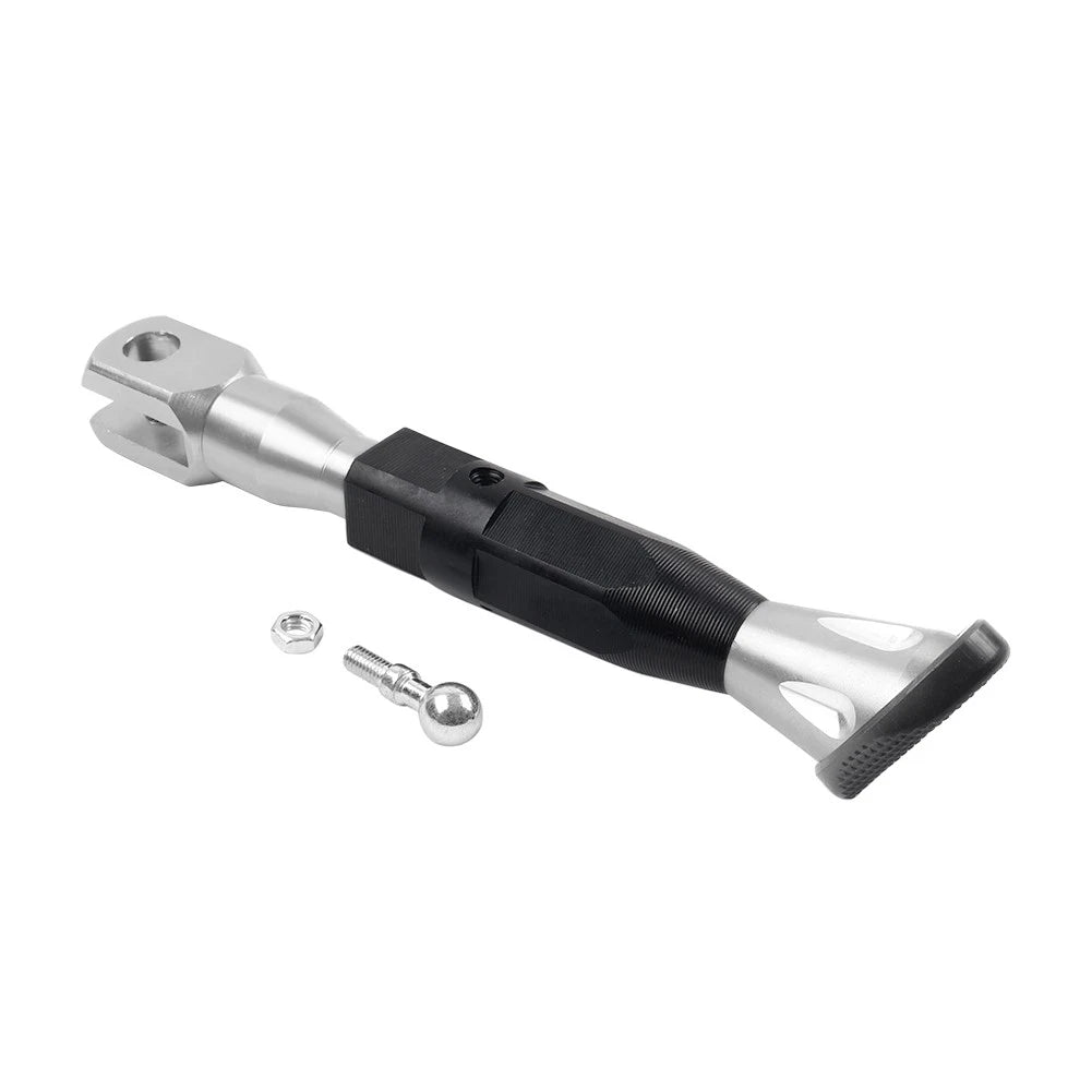 Universal Adjustable Kickstand Foot for Silver Motorcycle