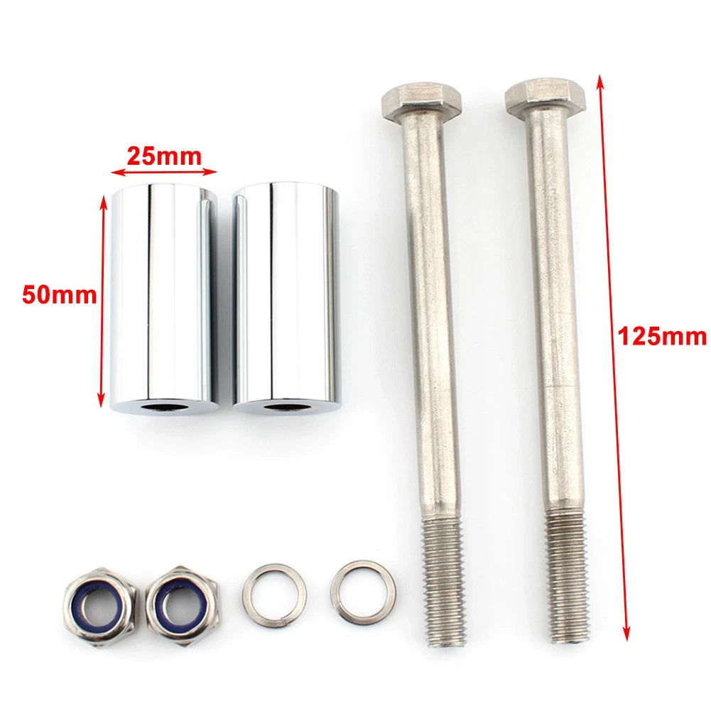 Aluminum 2" Handlebar Risers for Kawasaki Vulcan 800 900 1500 1600 2000