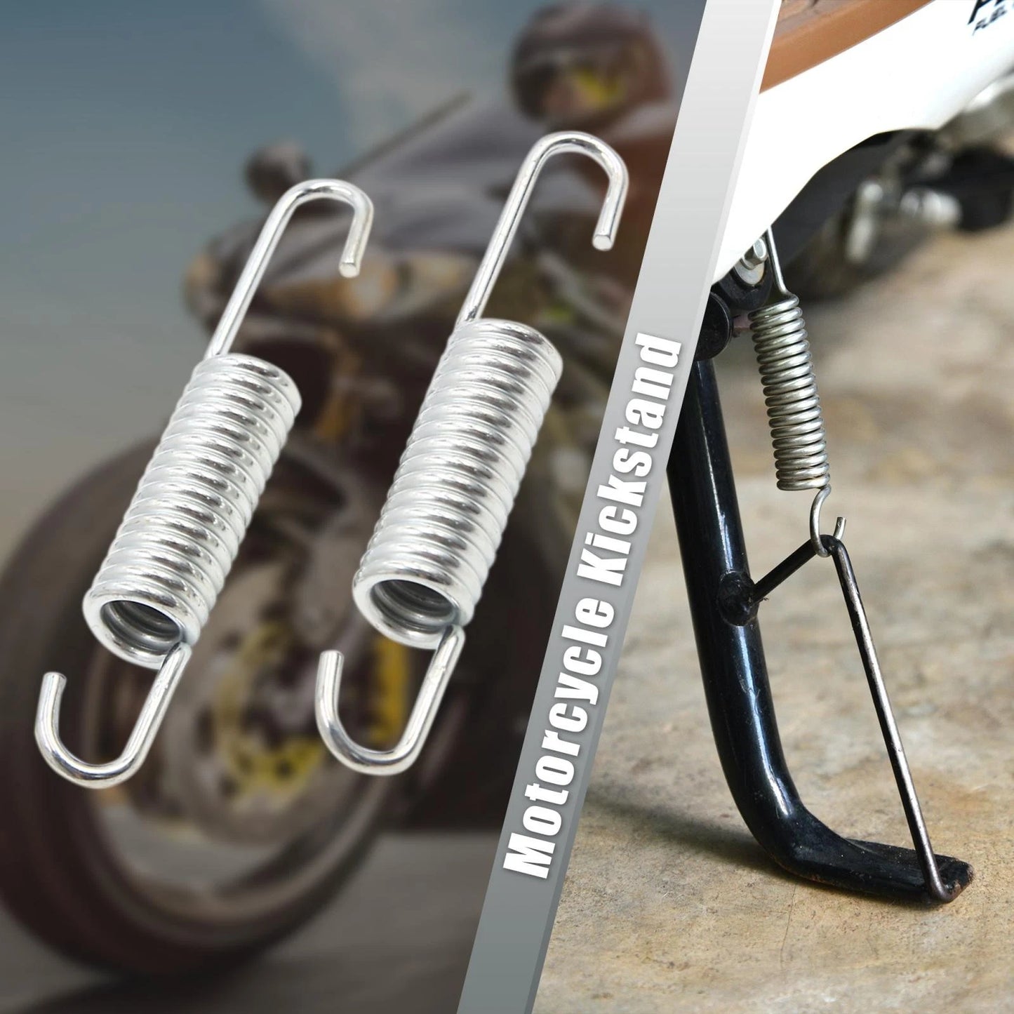 2 x Foot Kickstand Side Stand Spring for Suzuki GS125