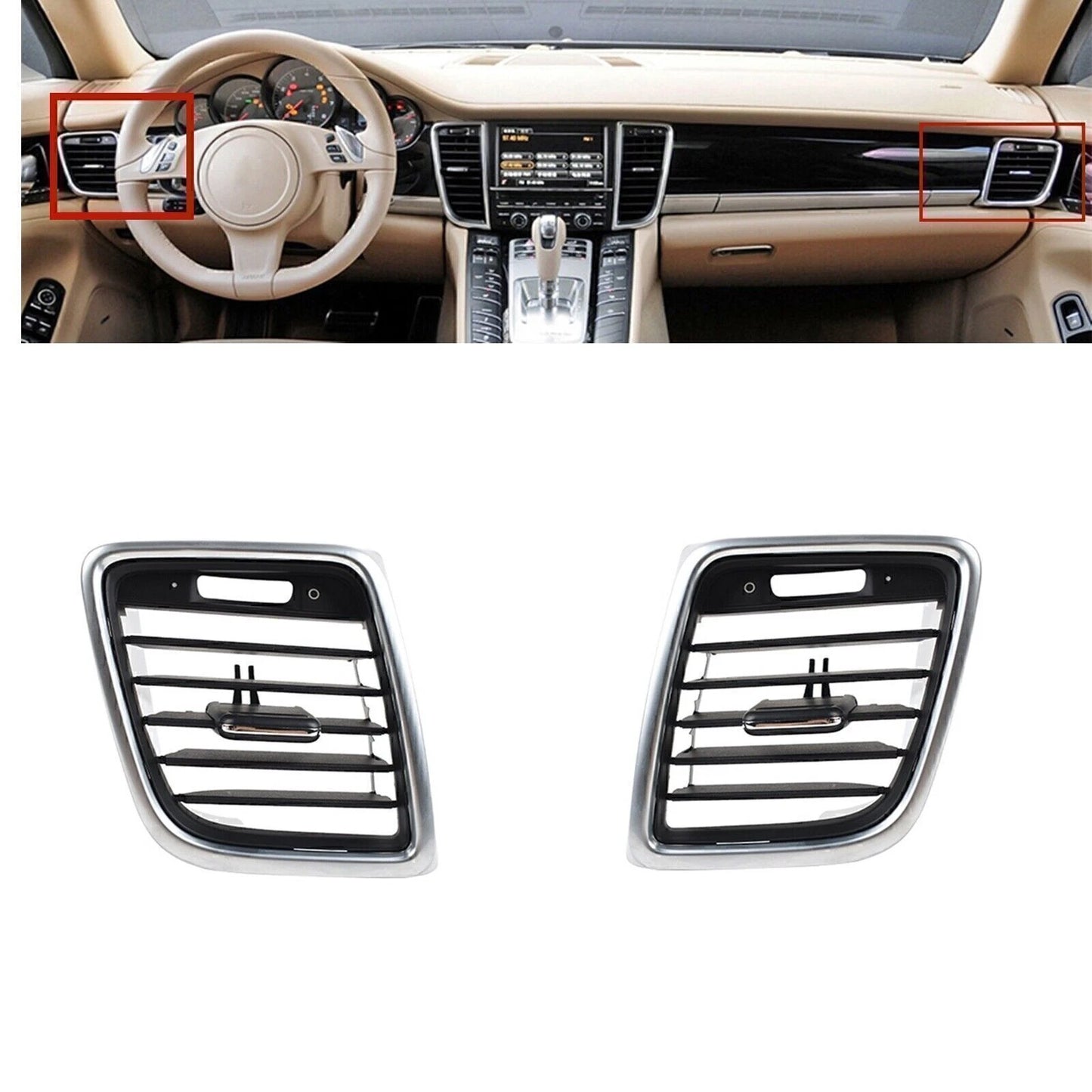 A/C Air Vent Panel Grill for Porsche 970 Panamera (2010-2016)