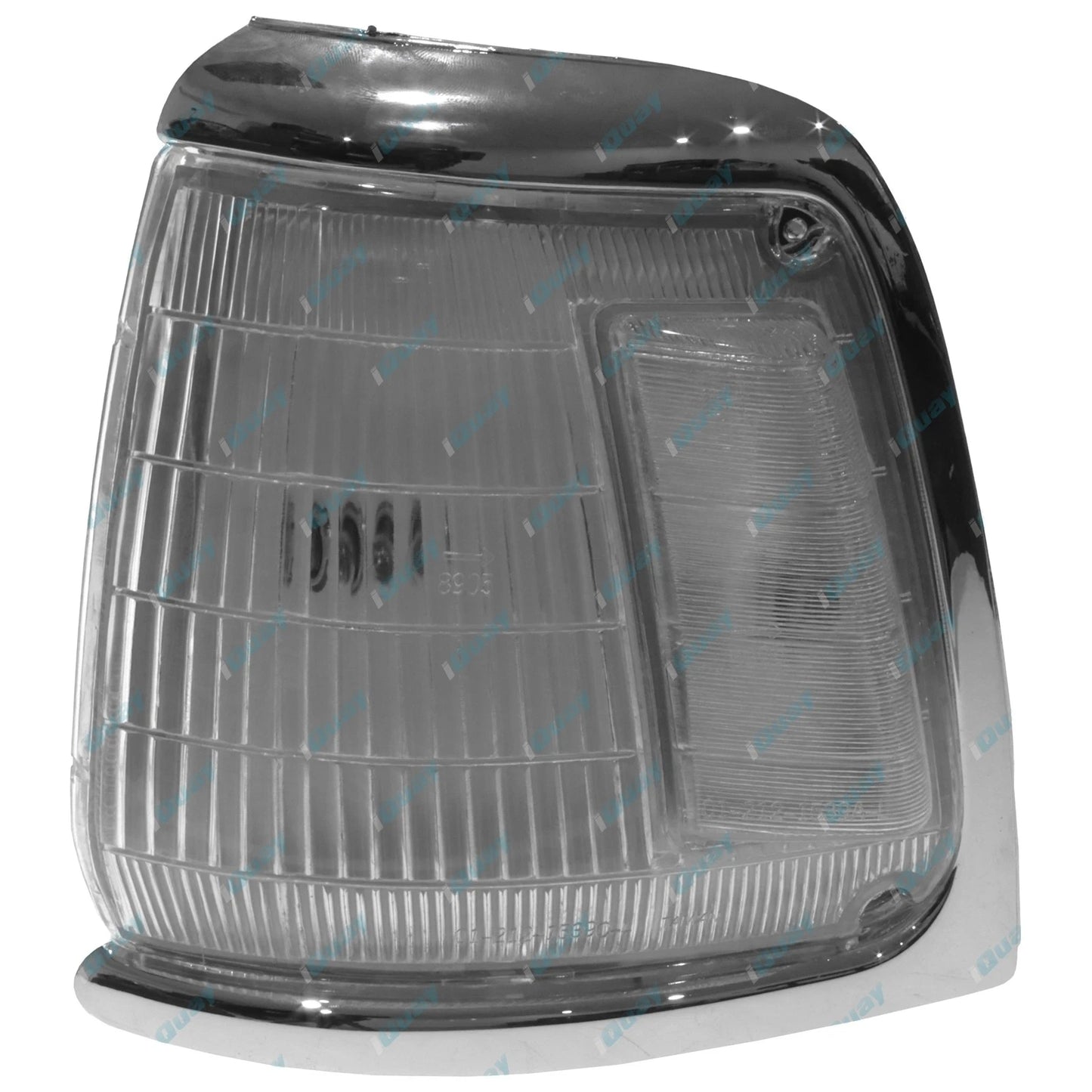 LH Chrome Corner Light W/ Clear Hump for Toyota Hilux LN85 RN85 4cyl 2.4L 91-97