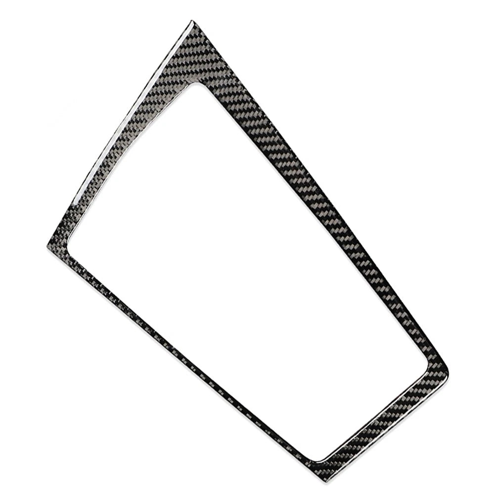 Black Gear Shift Panel Frame Cover Trim for Volkswagen Golf 8 MK8 (2021-2023)