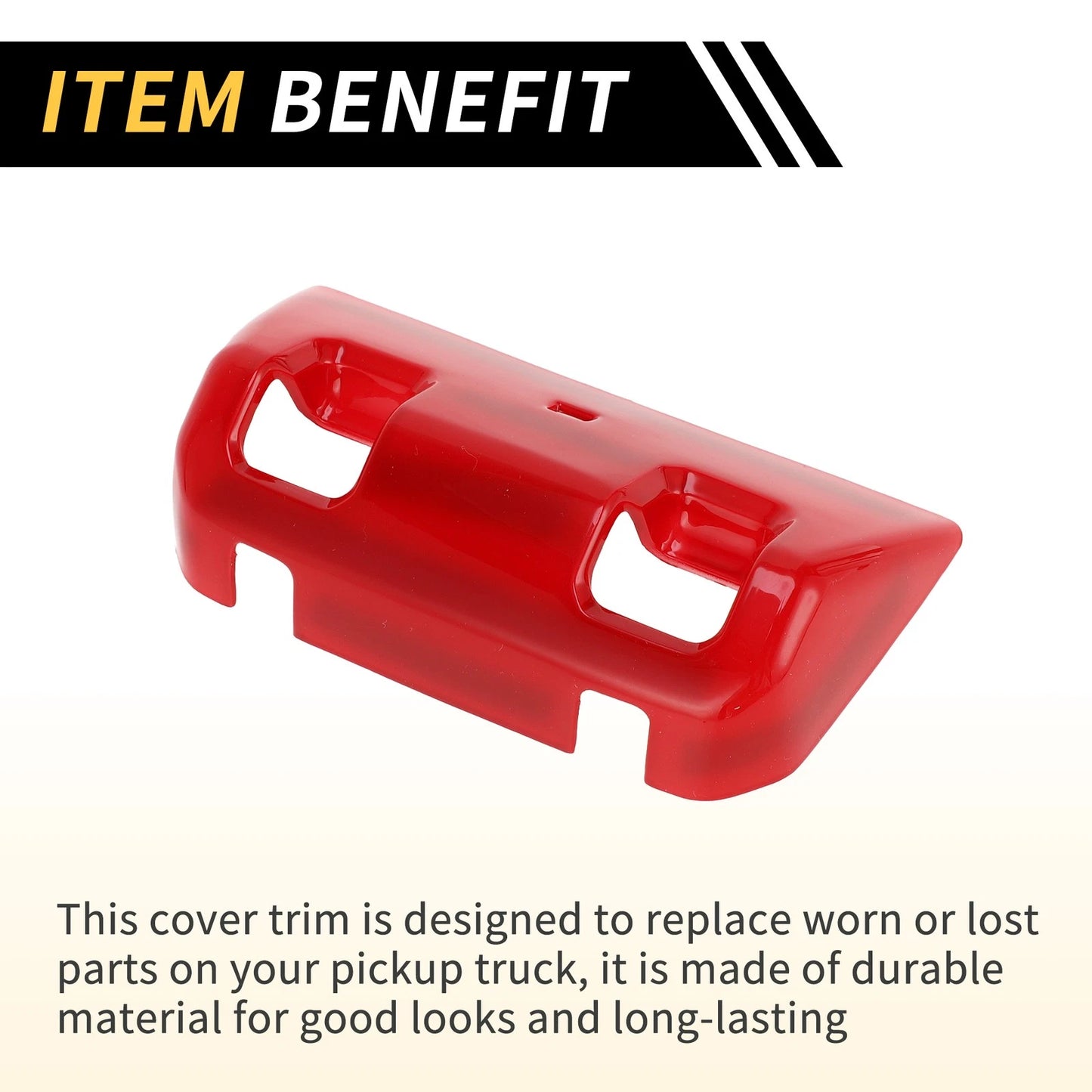 Rear Window Switch Panel Trim Cover for Jeep Wrangler JL JLU (2018-2024) Red