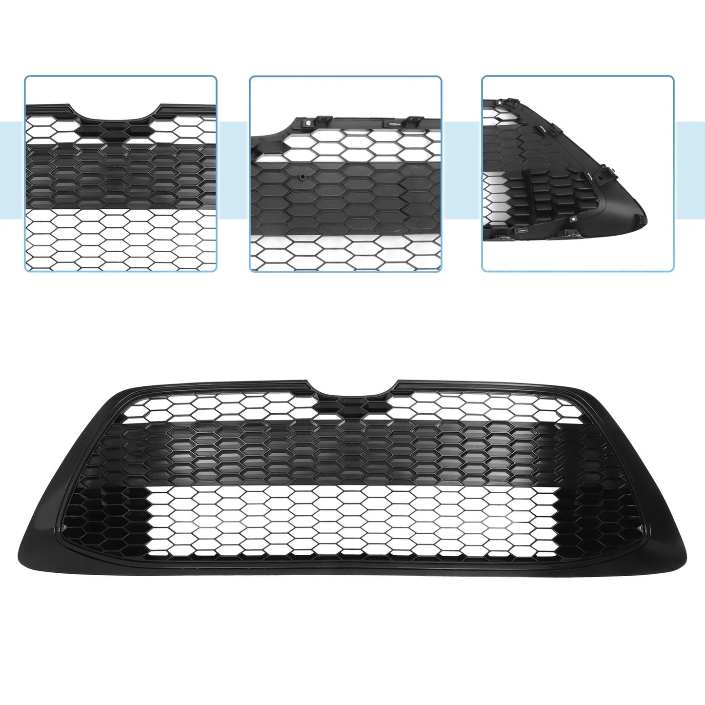 Front Hood Bumper Grille for Toyota Corolla LE (2020-2022) Black