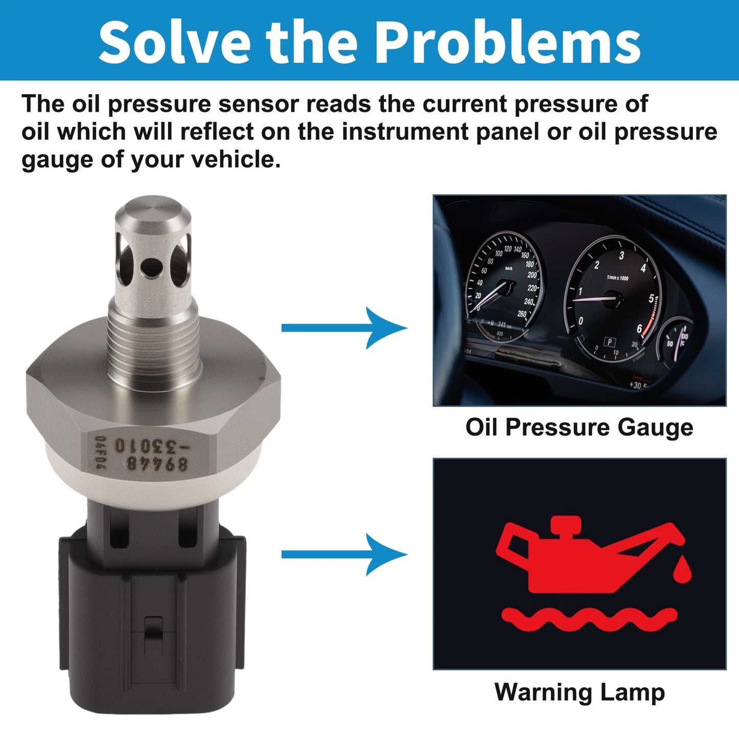 1 x Engine Oil Pressure Sensor for Lexus UX200 (2019–2020)