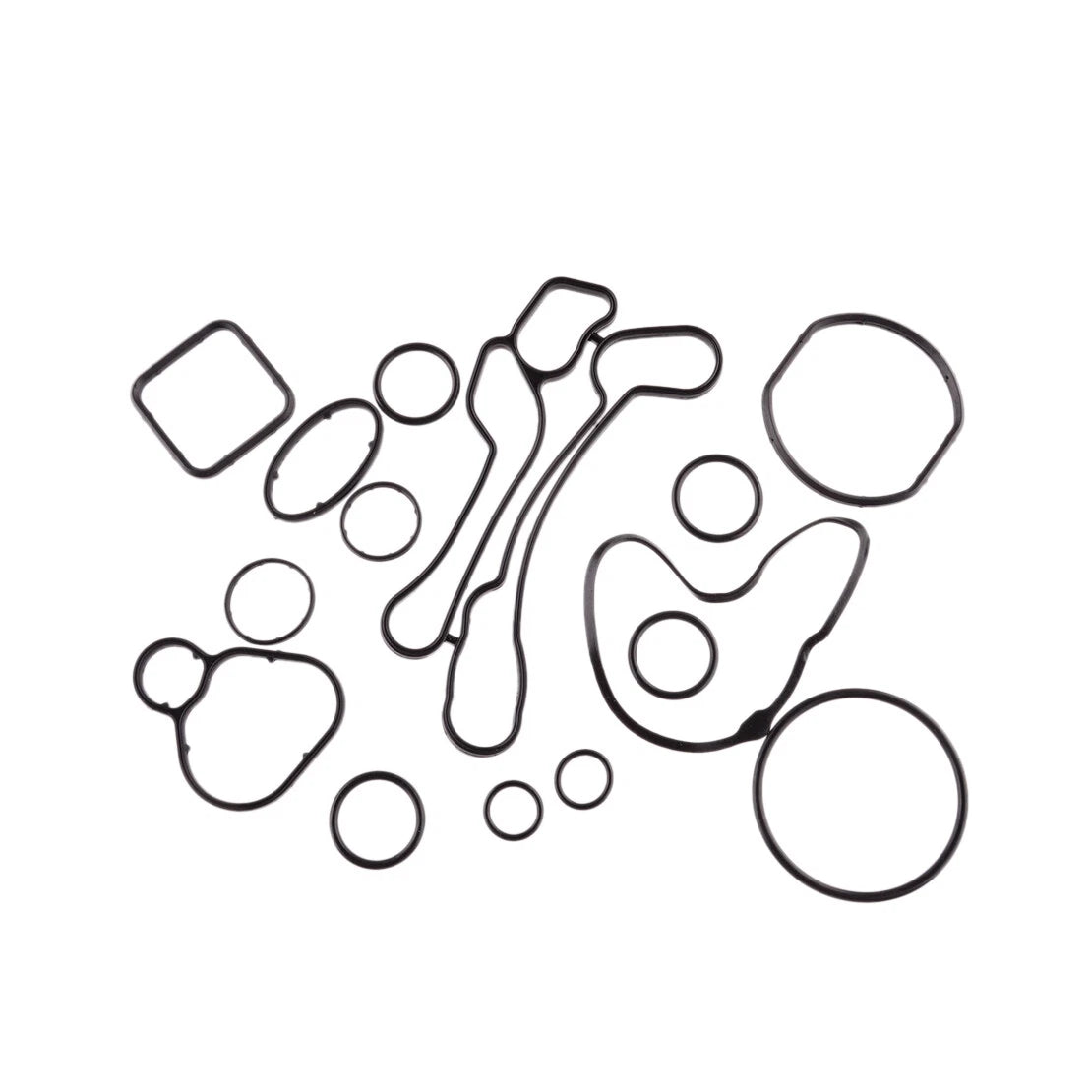15Pc Engine Oil Cooler Gasket Seals for Chevrolet Pontiac Saturn (2000-2010)