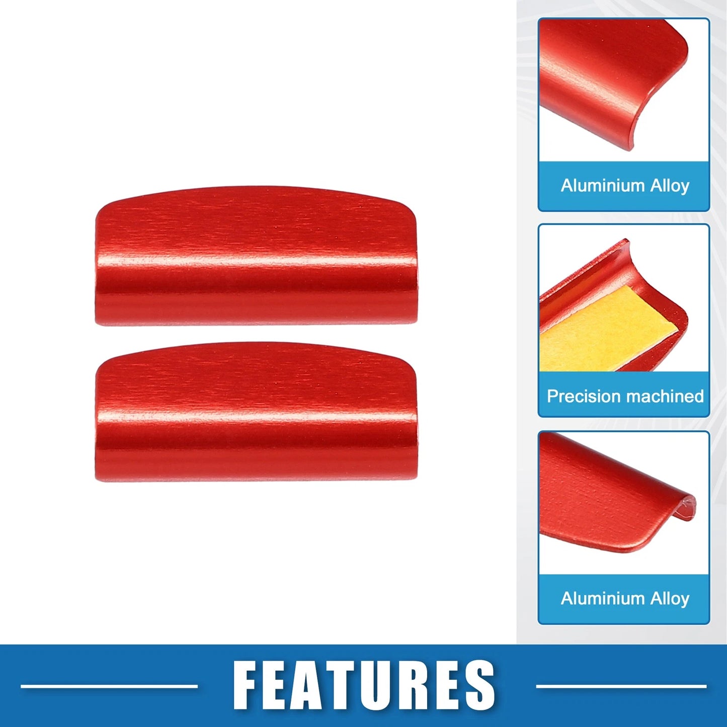 5 x Console Multimedia Button Cover for Toyota GR86 / Subaru BRZ Red