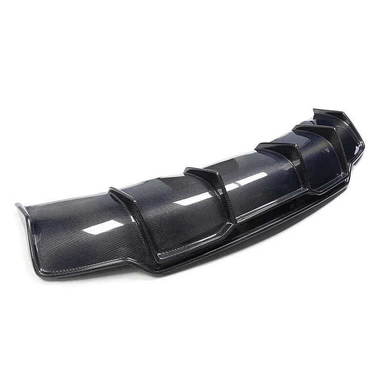 Real Carbon Fiber Rear Lip Bumper Diffuser Spoiler For 2016-2022 Tesla Model 3