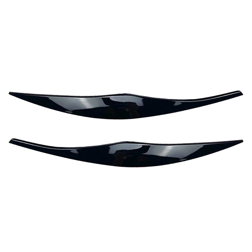 Headlight Eyelid Cover Bright Black for BMW 3 Series E90 E91 (2006-2011)