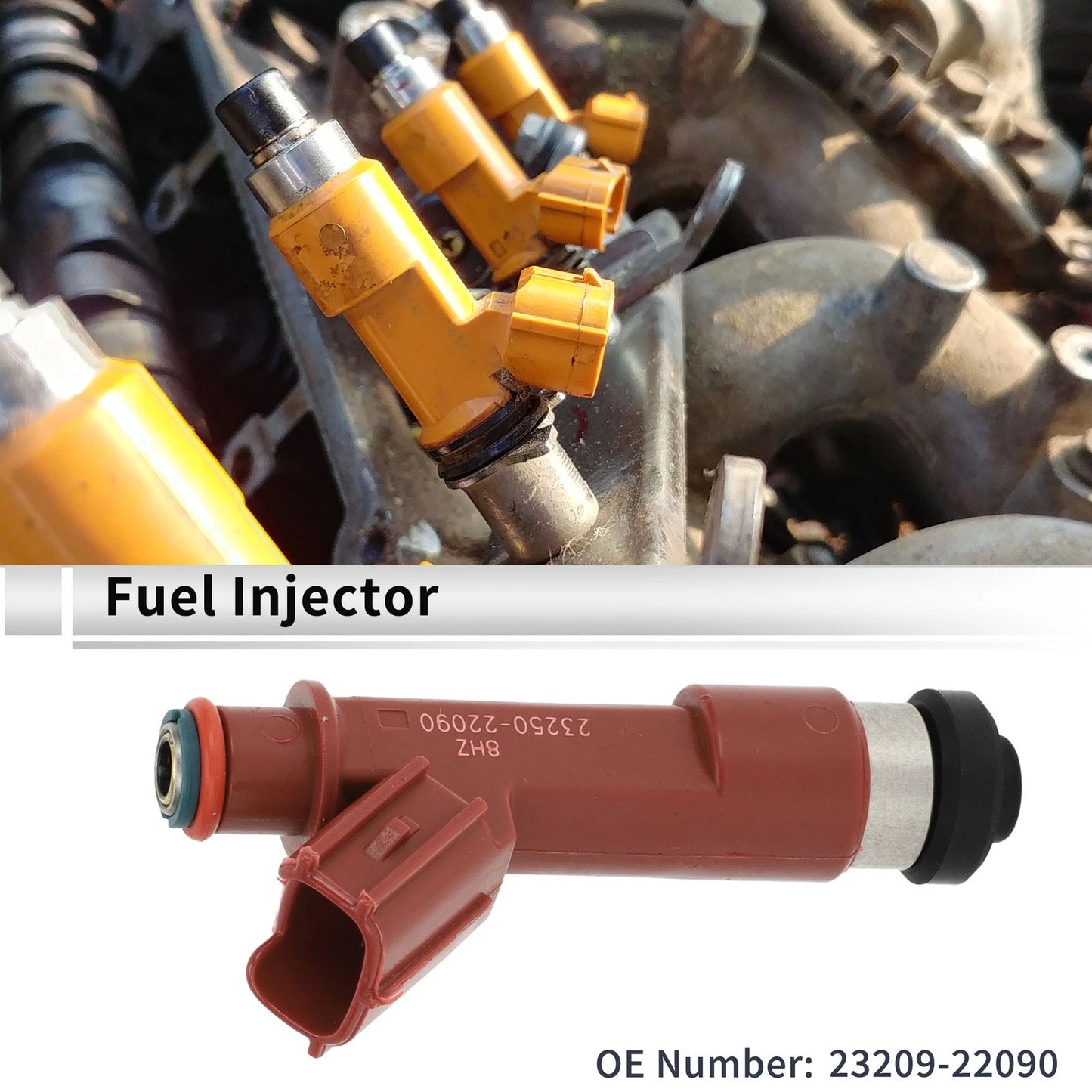 Fuel Injector for Toyota Corolla CE, LE, S 1.8 (2004-2008) 1 Pc Red