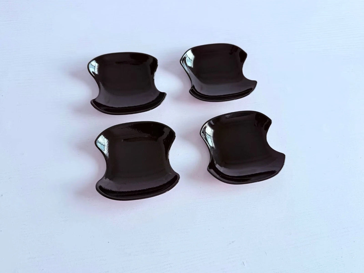 Door Handle Bowl Cover Trim for 2024-2025 Toyota Grand Highlander ABS Black