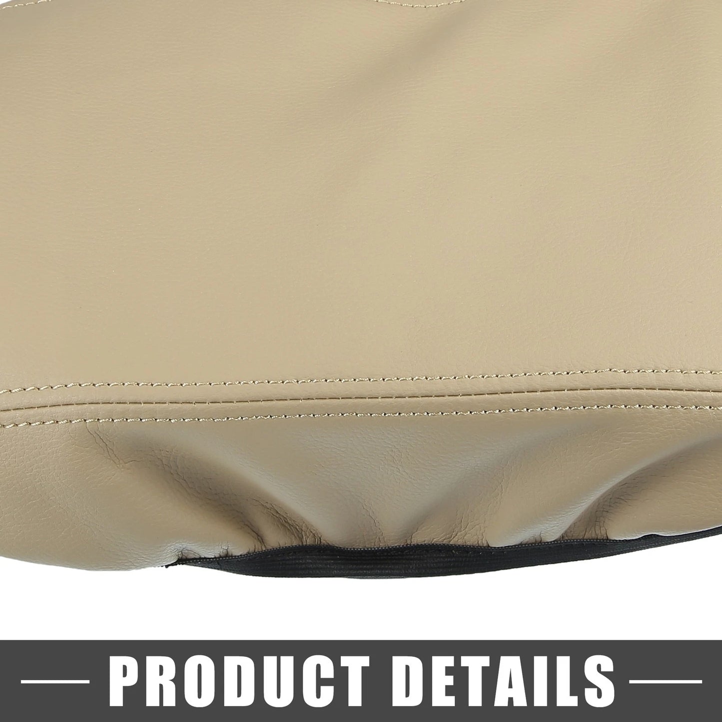 Car Center Console Armrest Cover for Honda Civic 2022-2023 Faux Leather Beige