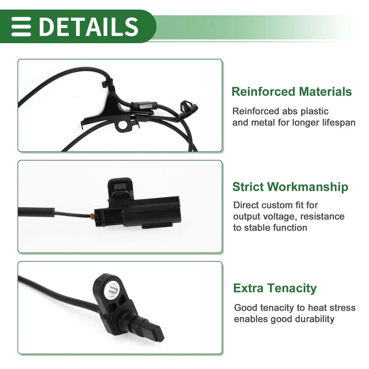 ABS Wheel Speed Sensor / Front Right for Toyota Prius C (2012–2019)