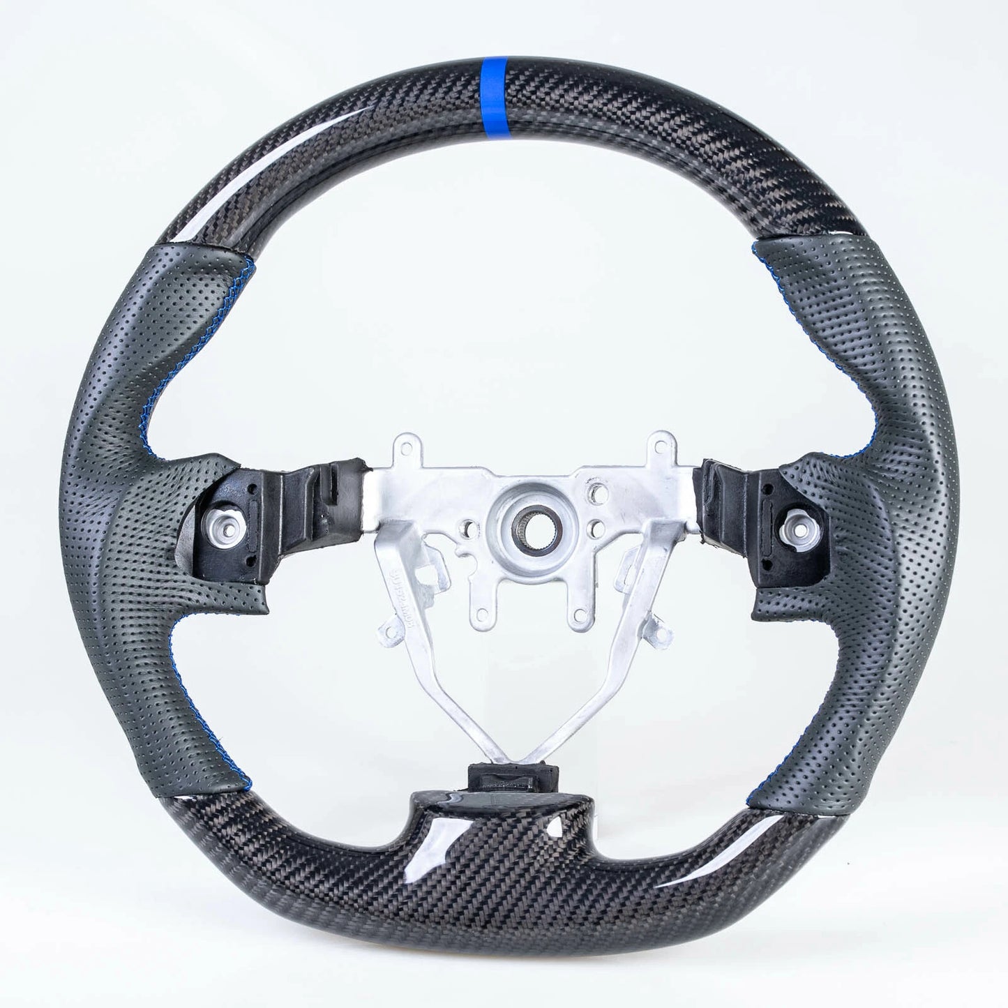 Flat Bottom Carbon Leather Steering Wheel for Subaru Impreza WRX/STI (2008-2014)