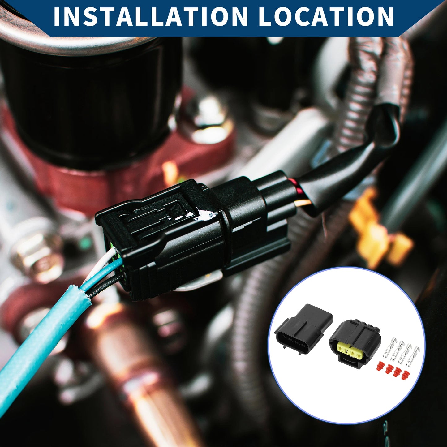 Throttle Position Sensor Connector Plug for Toyota Crown Camry (2002-2006)