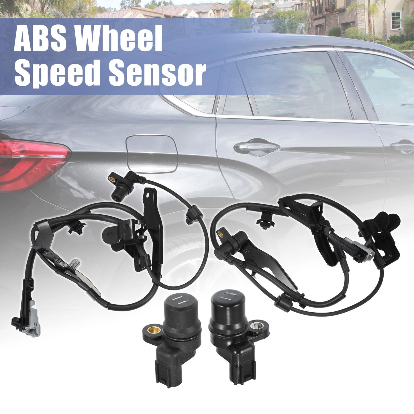 Set of 2 Front Rear Left Right ABS Sensors for Toyota Tundra (2000-2006)