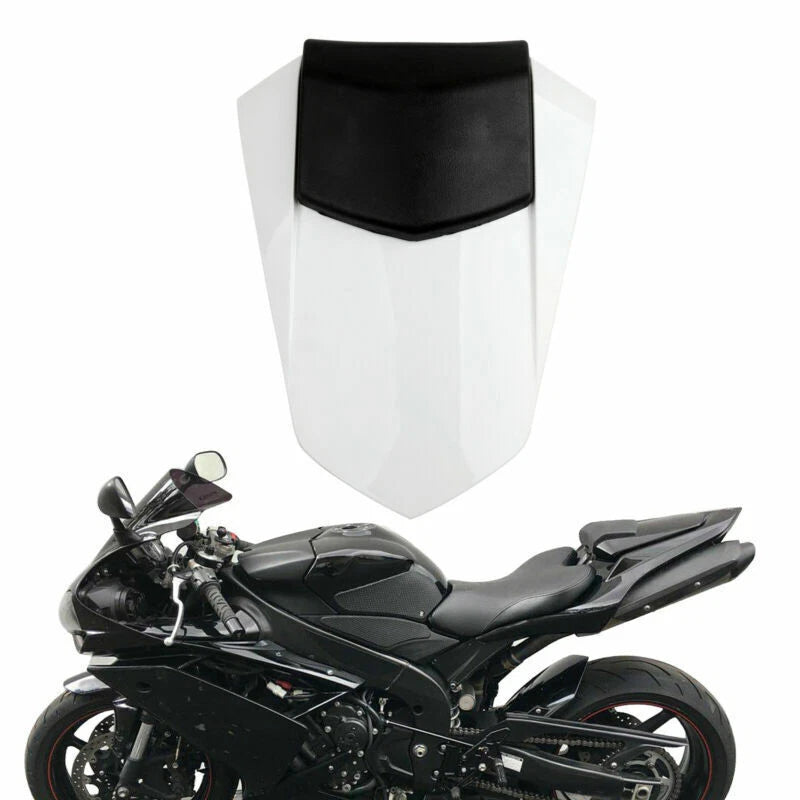 Pillion Seat Cover for Yamaha R1 (2007-2008) White Fairing F3