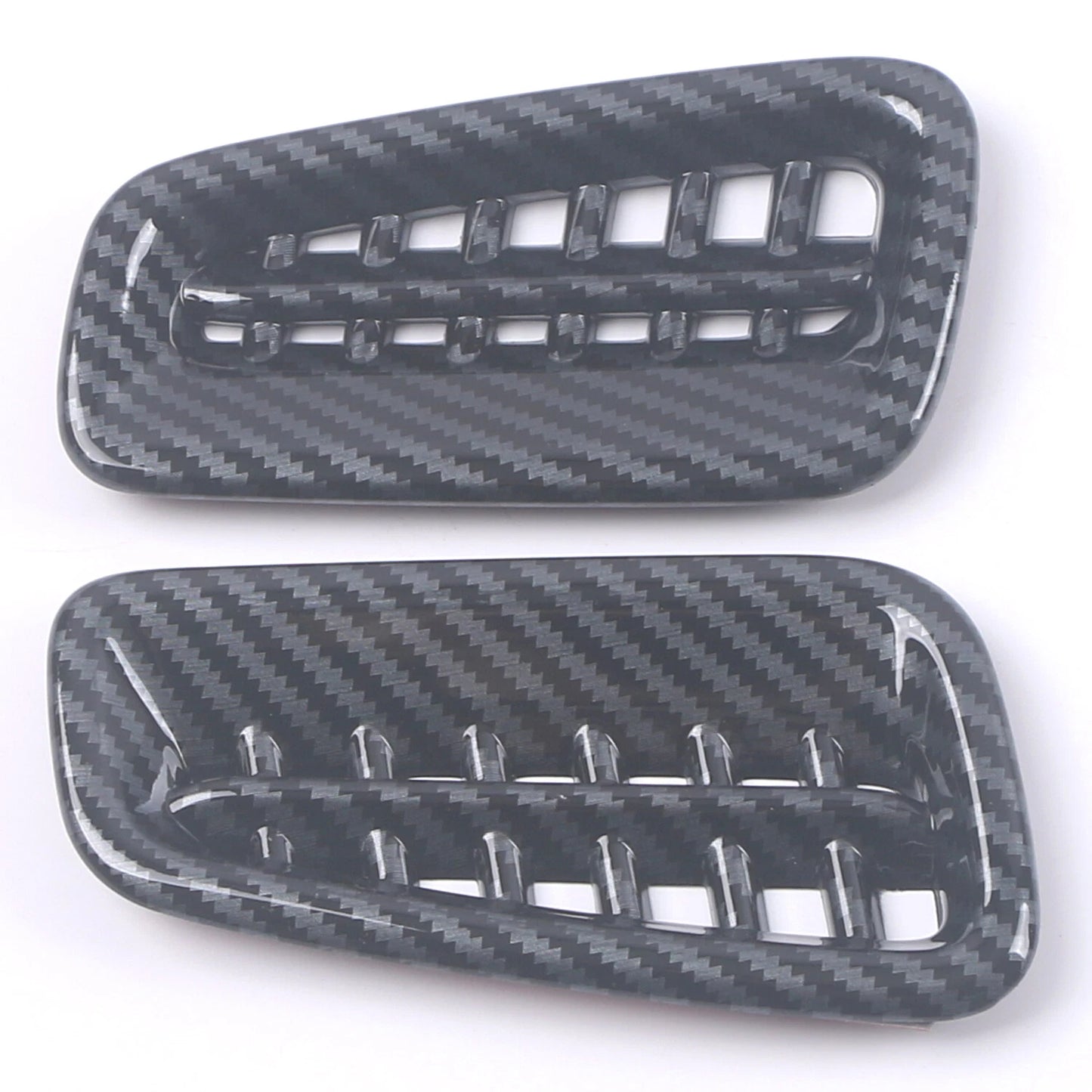 A/C Air Outlet Carbon Fiber 2 x Cover Trim for Honda Civic (2022-2023)