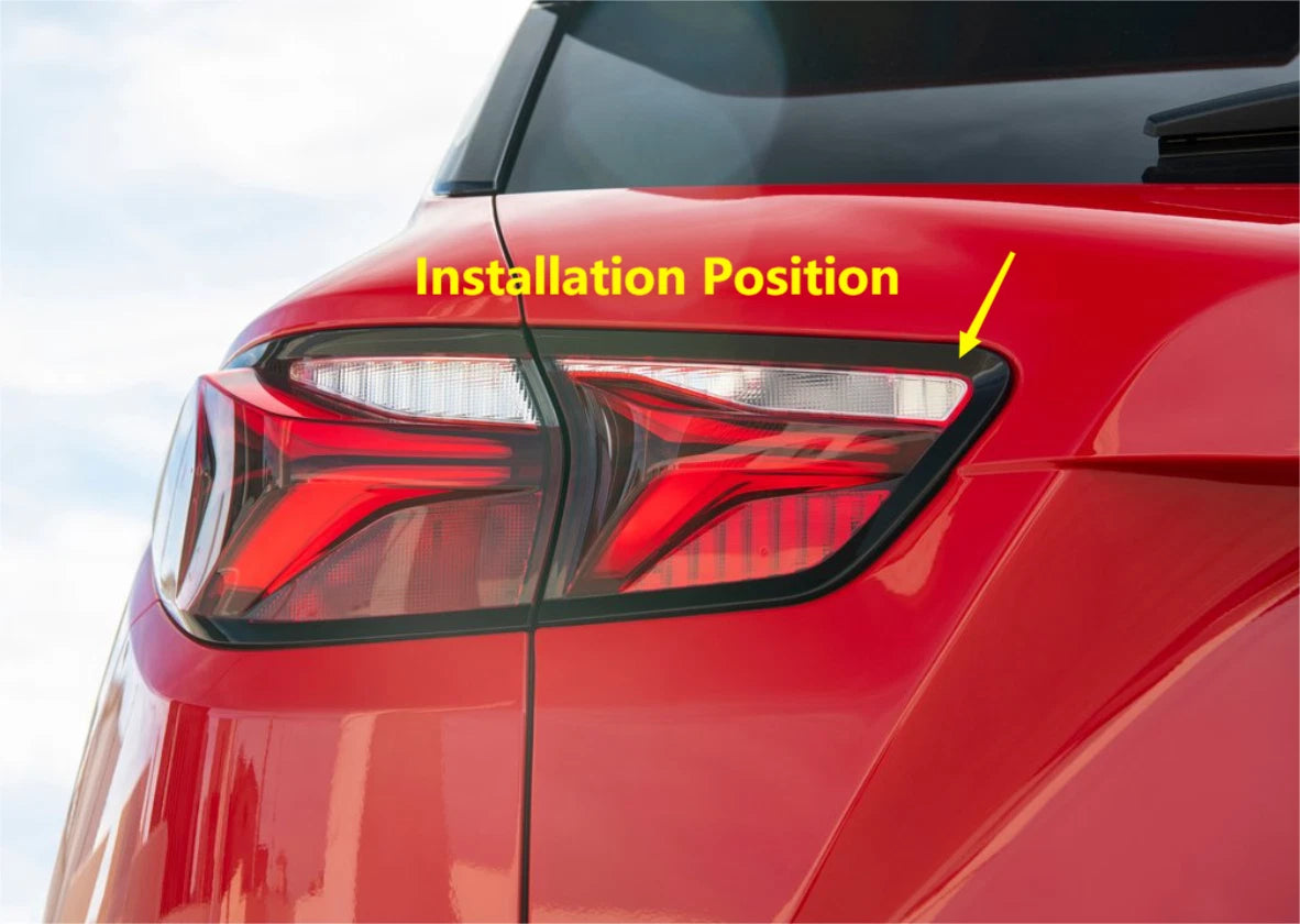 Chrome Rear Tail Light Lamp Lid Cover Trim for Chevrolet Chevy Blazer (2019-2022)