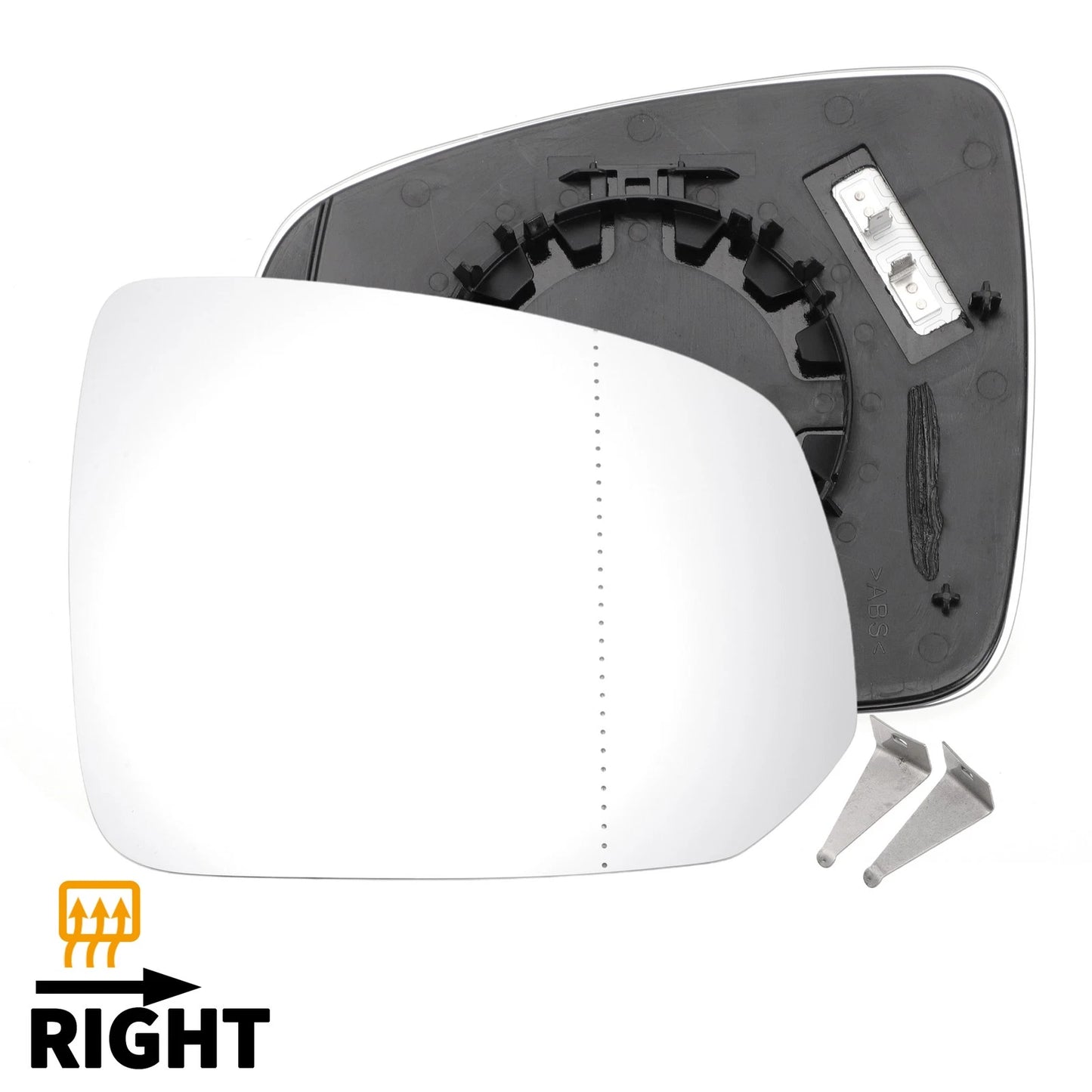 Right Side Heated White Mirror Glass for Volvo XC90 (2015-2021)