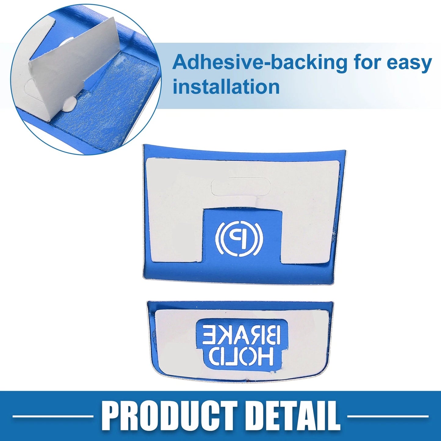 Handbrake Button Stickers with Adhesive Covers for Honda HR-V (2016-2020)