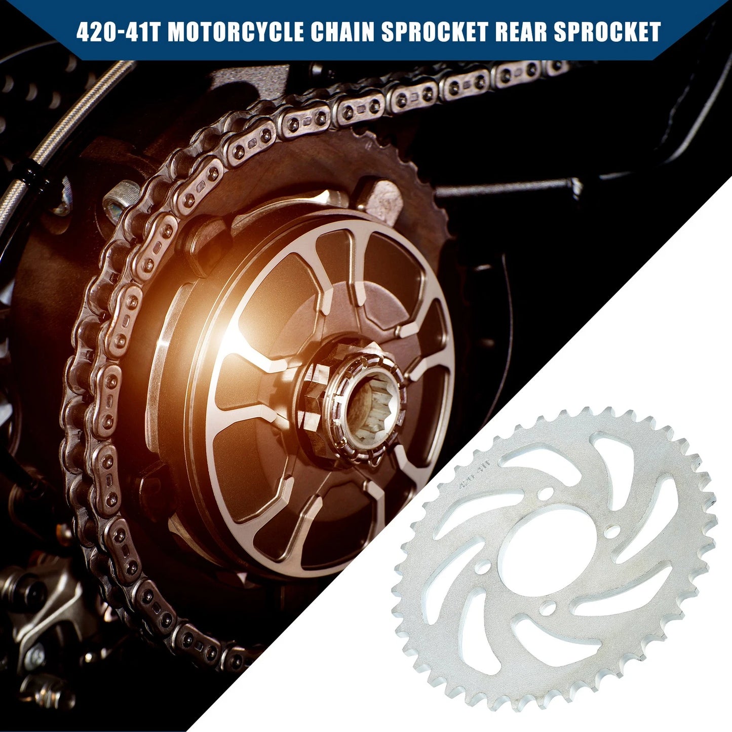 Sprocket / 52mm 41T / Rear Sprocket for Dirt Bike
