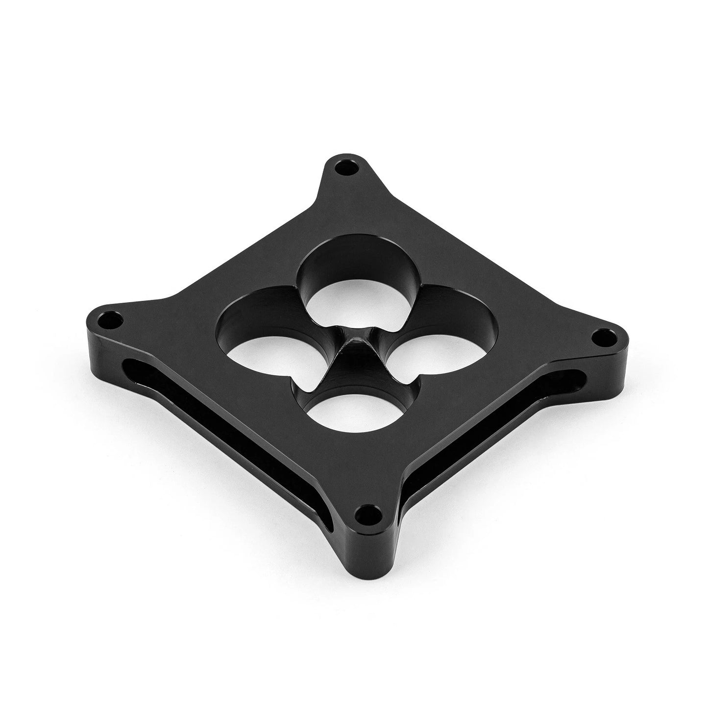 1" Aluminum Carburetor Spacer for Square Bore 4 Port - Black