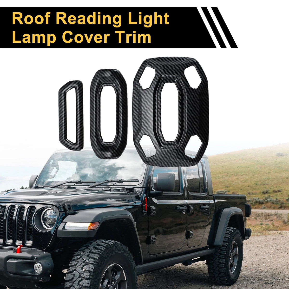 Roof Reading Light Lamp Cover for Jeep Wrangler JL (2018-2023)