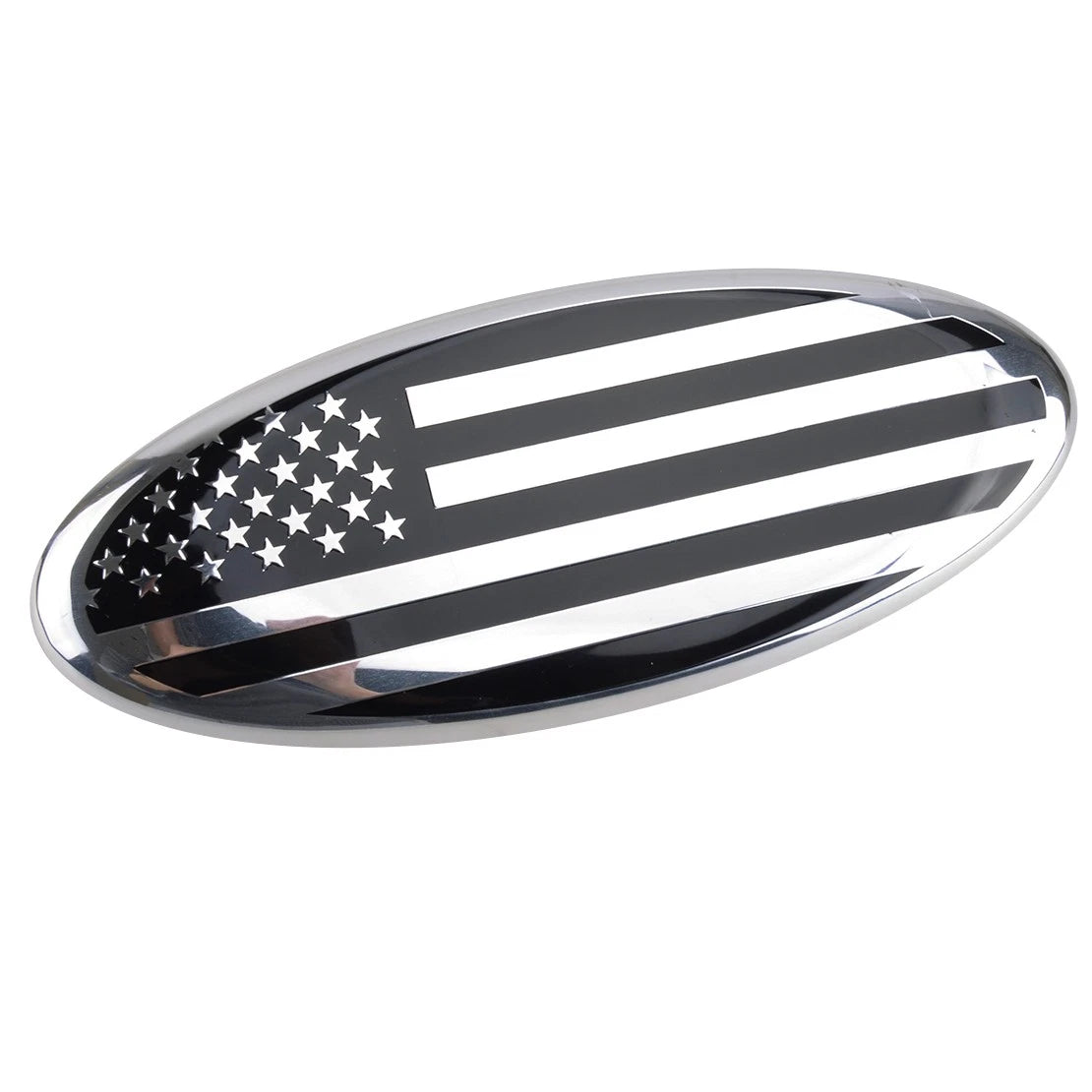 Oval Grille Cover US Flag Badge for Ford F150 F250 F350 (2015-2023)