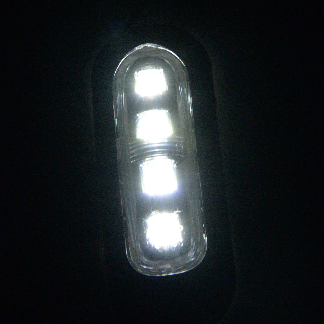 4 x White 4-LED Clearance Side Marker Lights for Truck Trailer 12V 24V