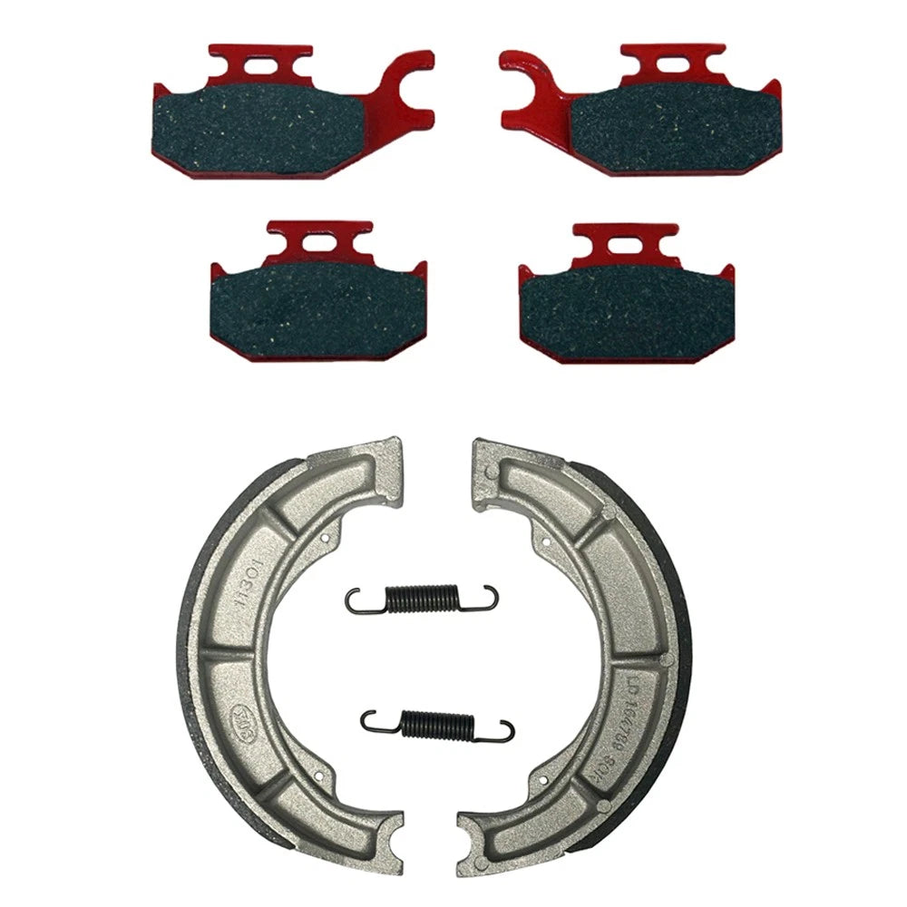 Front Brake Pads & Rear Brake Shoes for Suzuki King Quad 400 (2008–2024)