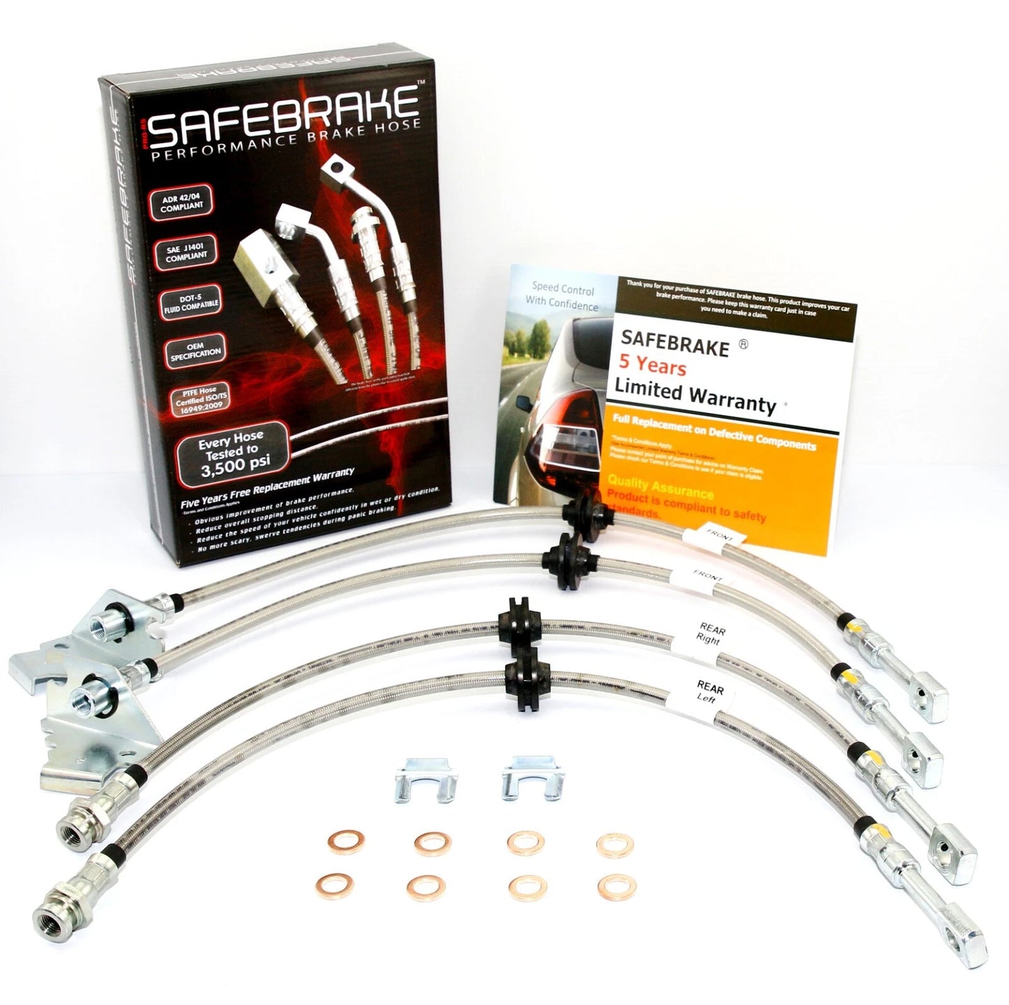 Brake Line Kit for HSV GEN-F MK-2 (AP Racing 6or4-pot front/4pot rear) (2015-2017)