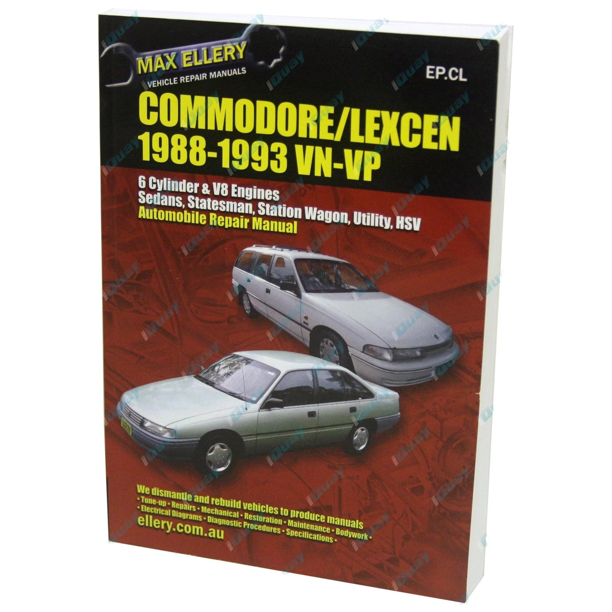 Commodore VN VP V6 V8 Workshop Repair Manual 456p Garage Service (1990-1997)