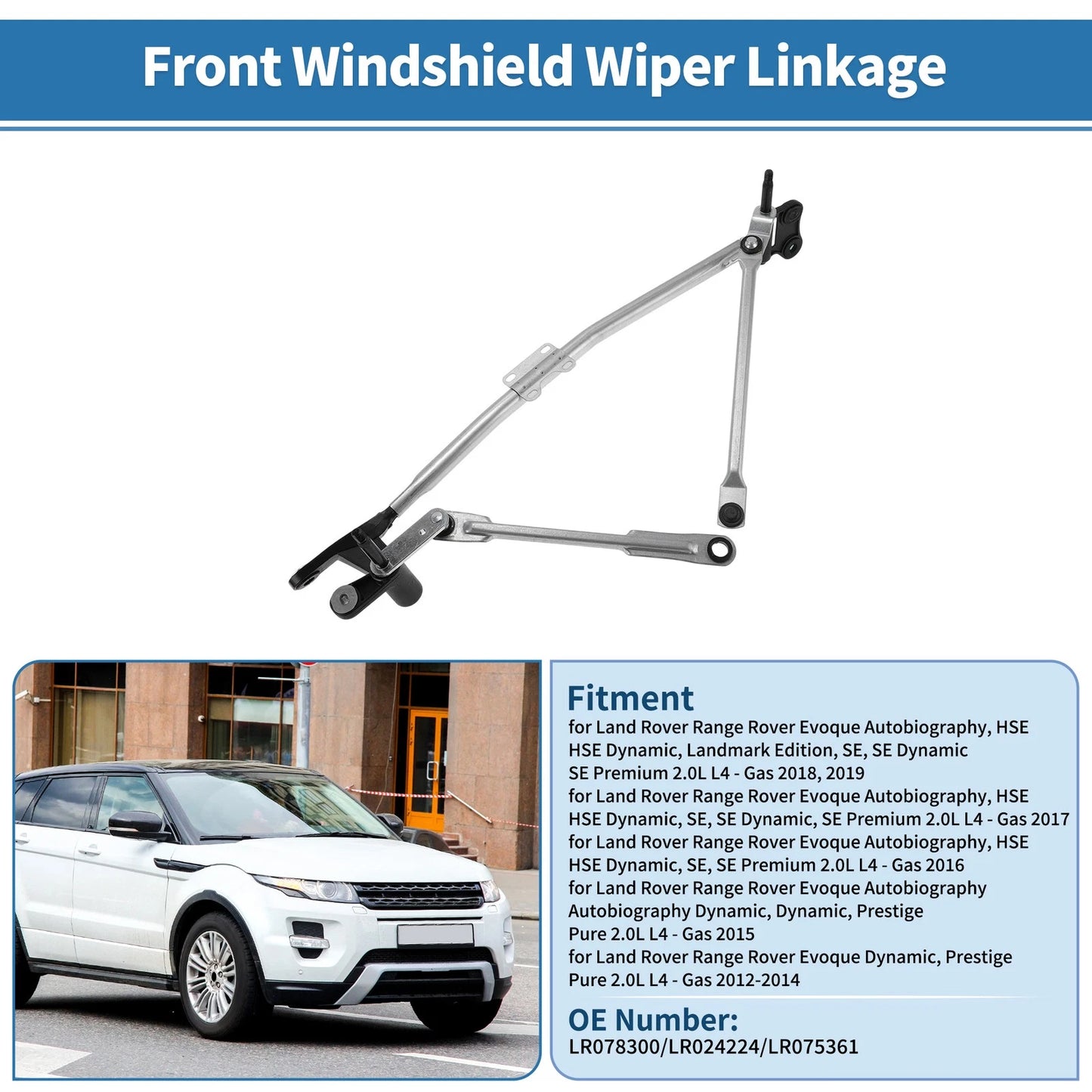 Windshield Wiper Linkage for Land Rover Range Rover Evoque (2018-2019)