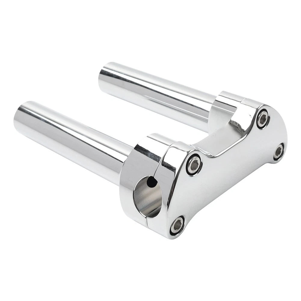 Chrome 6" Handlebar Riser 1" Top Clamp for Harley Road Glide, King, Dyna, Softail
